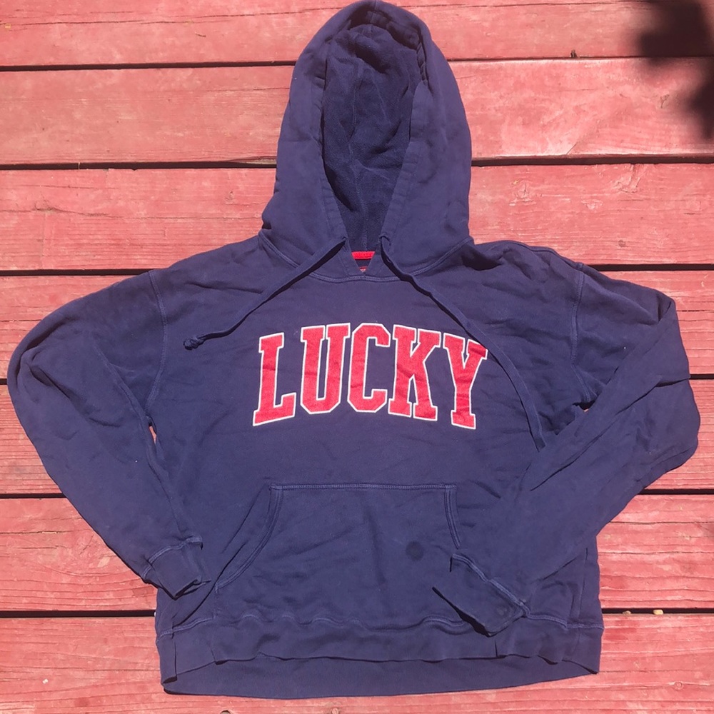 Blue Lucky Brand Hoodie
